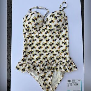 Tory Burch blueberry swimsuit